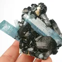 Aquamarine With Schorl - image 3