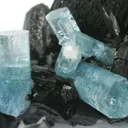 Aquamarine With Schorl - image 4