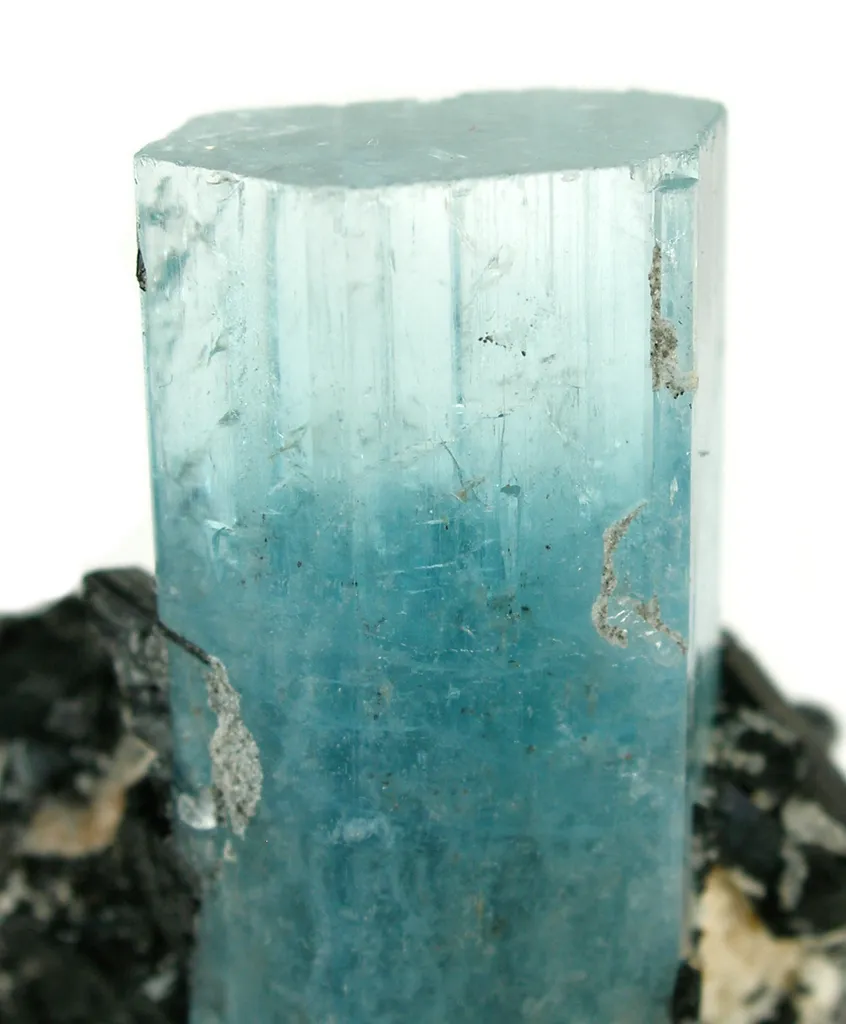 Aquamarine With Schorl - image 3