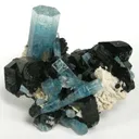 Aquamarine With Schorl - image 1