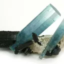 Aquamarine With Schorl - image 1
