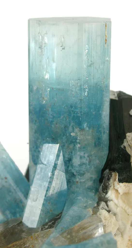 Aquamarine With Schorl - image 3