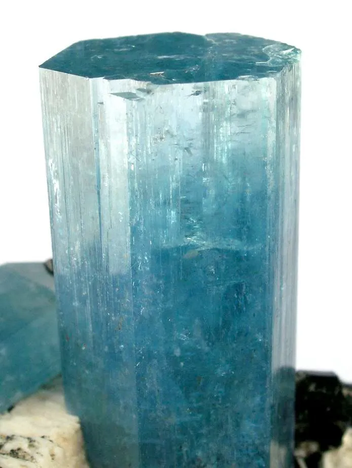 Aquamarine With Schorl - image 4
