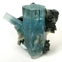 Aquamarine With Schorl - image 1