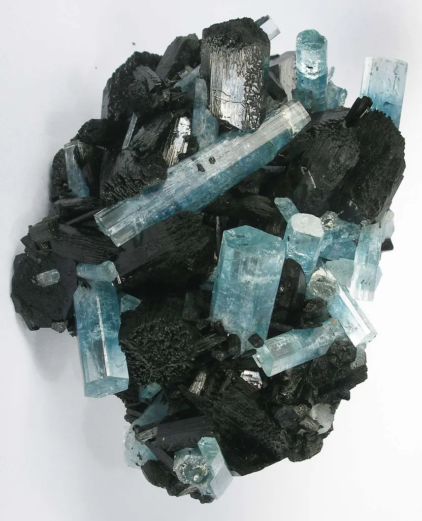 Aquamarine With Schorl - image 2