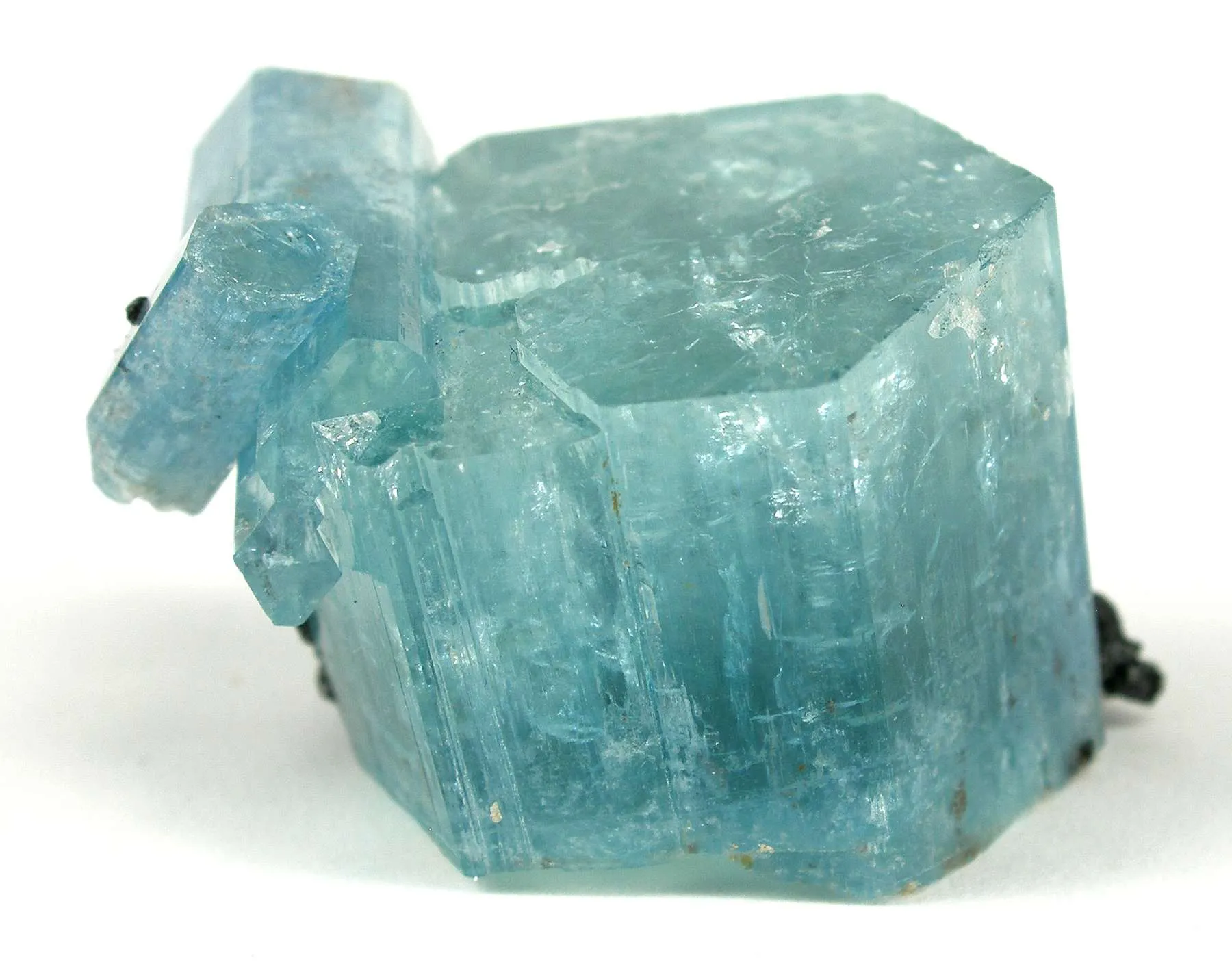 Aquamarine With Schorl - image 1
