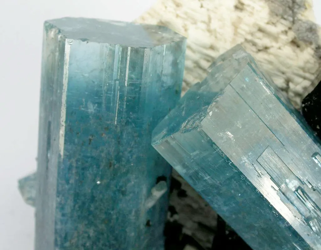 Aquamarine With Schorl - image 3
