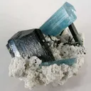 Aquamarine With Schorl - image 1
