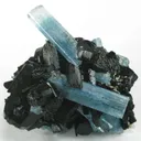 Aquamarine With Schorl - image 1