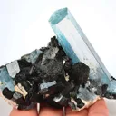 Aquamarine With Schorl - image 3