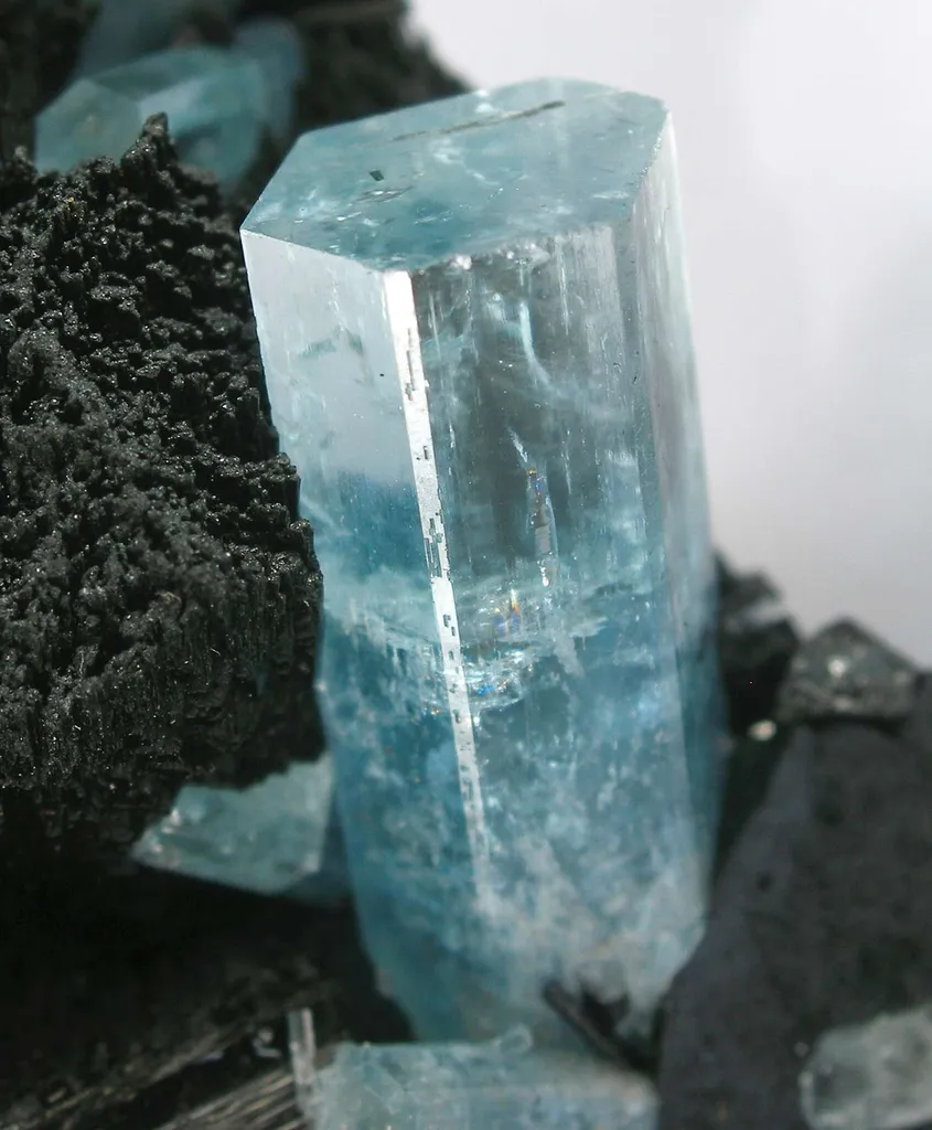 Aquamarine With Schorl - image 5