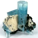 Aquamarine With Schorl - image 2