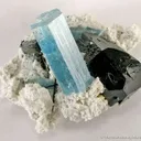 Aquamarine With Schorl - image 2