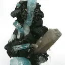 Aquamarine With Schorl - image 1