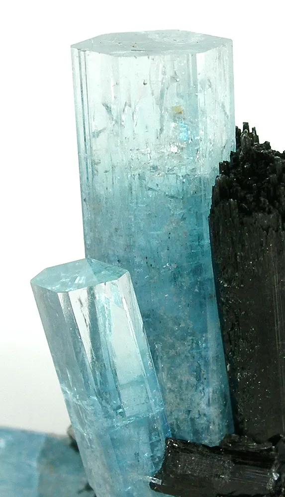 Aquamarine With Schorl - image 4