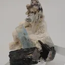 Aquamarine with Schorl and Feldspar - image 4