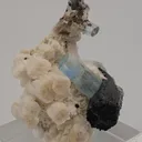 Aquamarine with Schorl and Feldspar - image 2