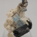 Aquamarine with Schorl and Feldspar - image 1