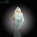 Aquamarine with Schorl and Quartz - image 2