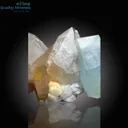 Aquamarine with Schorl and Quartz - image 3