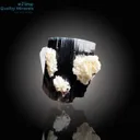 Aquamarine with Schorl Blue Cap - image 3