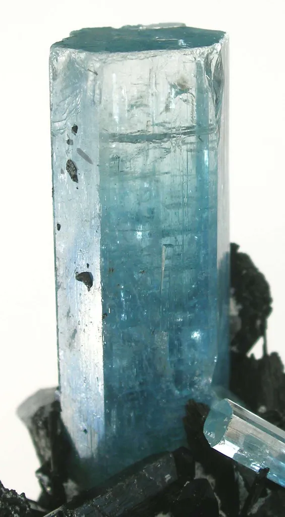 Aquamarine With Schorl - image 4