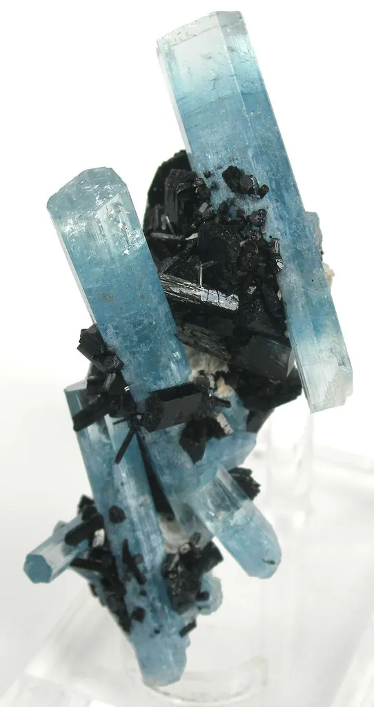 Aquamarine With Schorl - image 2