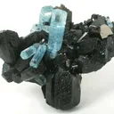 Aquamarine With Schorl - image 1