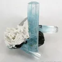Aquamarine With Schorl - image 2