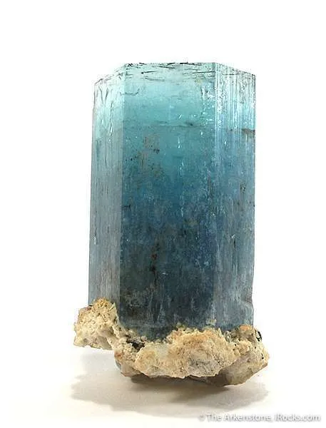 Aquamarine With Schorl image