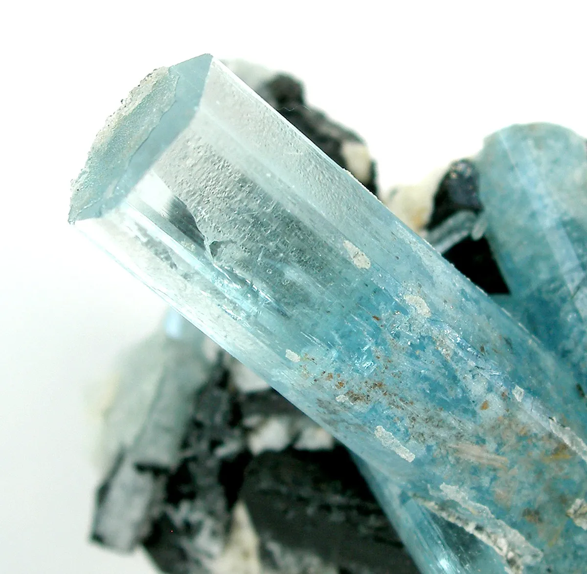 Aquamarine With Schorl - image 2
