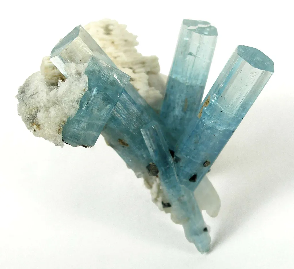 Aquamarine With Schorl image