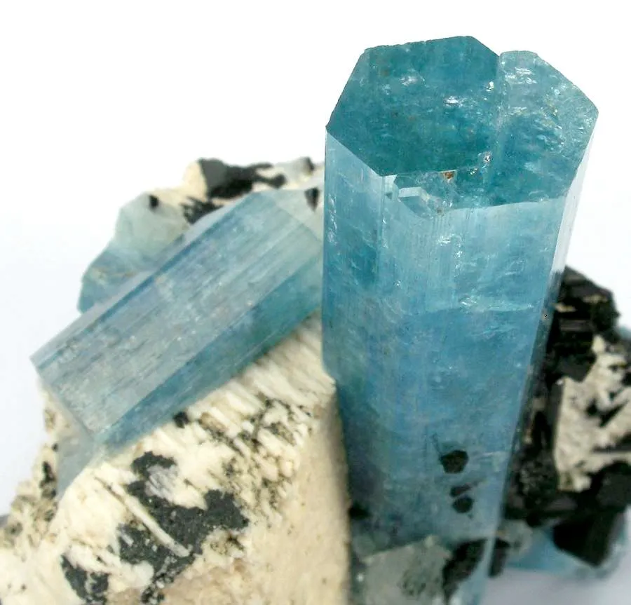 Aquamarine With Schorl - image 5