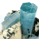 Aquamarine With Schorl - image 5