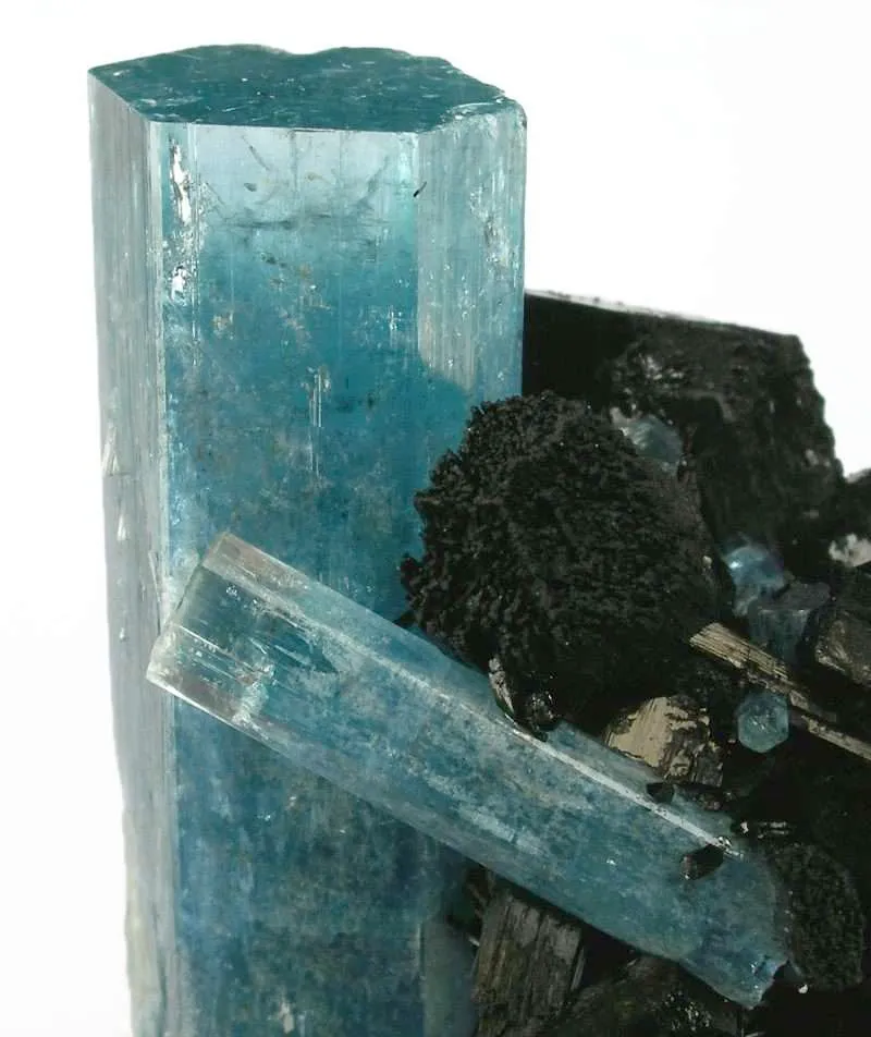 Aquamarine With Schorl - image 3