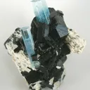Aquamarine With Schorl - image 1