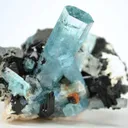 Aquamarine With Schorl - image 1