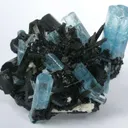 Aquamarine With Schorl - image 1