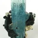 Aquamarine With Schorl - image 1