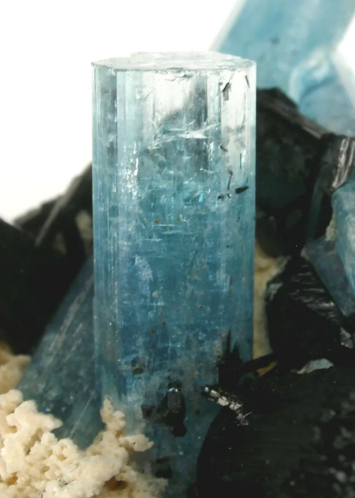 Aquamarine With Schorl - image 3