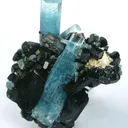 Aquamarine With Schorl - image 1