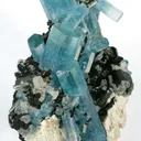 Aquamarine With Schorl - image 1