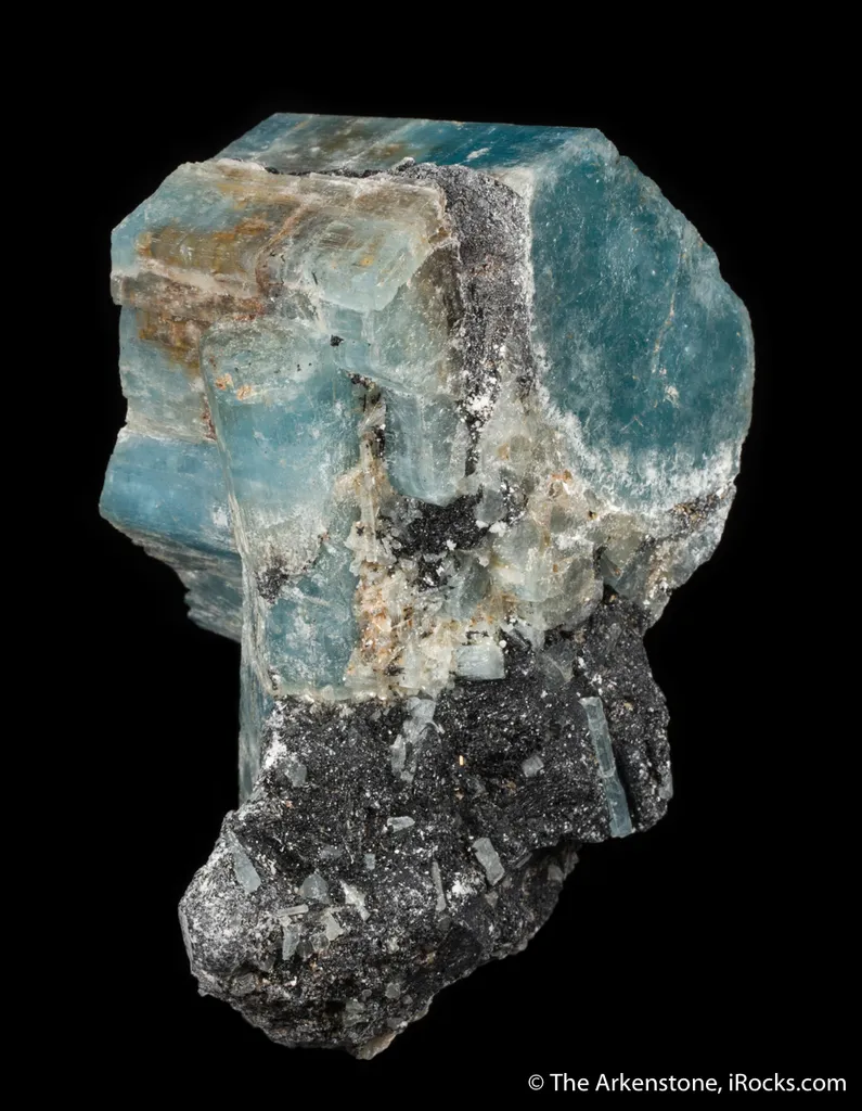 Aquamarine with Schorl - image 4