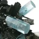 Aquamarine With Schorl - image 2