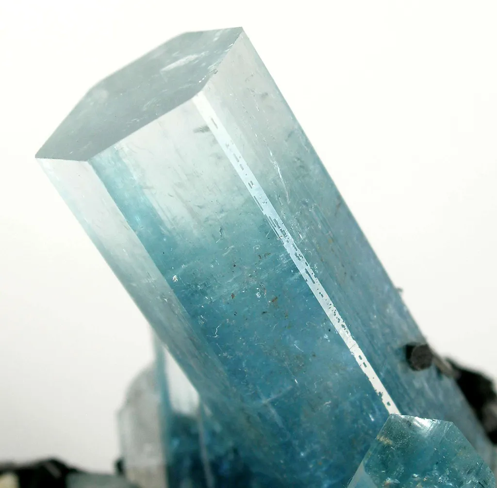 Aquamarine With Schorl - image 3
