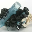 Aquamarine With Schorl - image 1