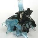 Aquamarine With Schorl - image 1