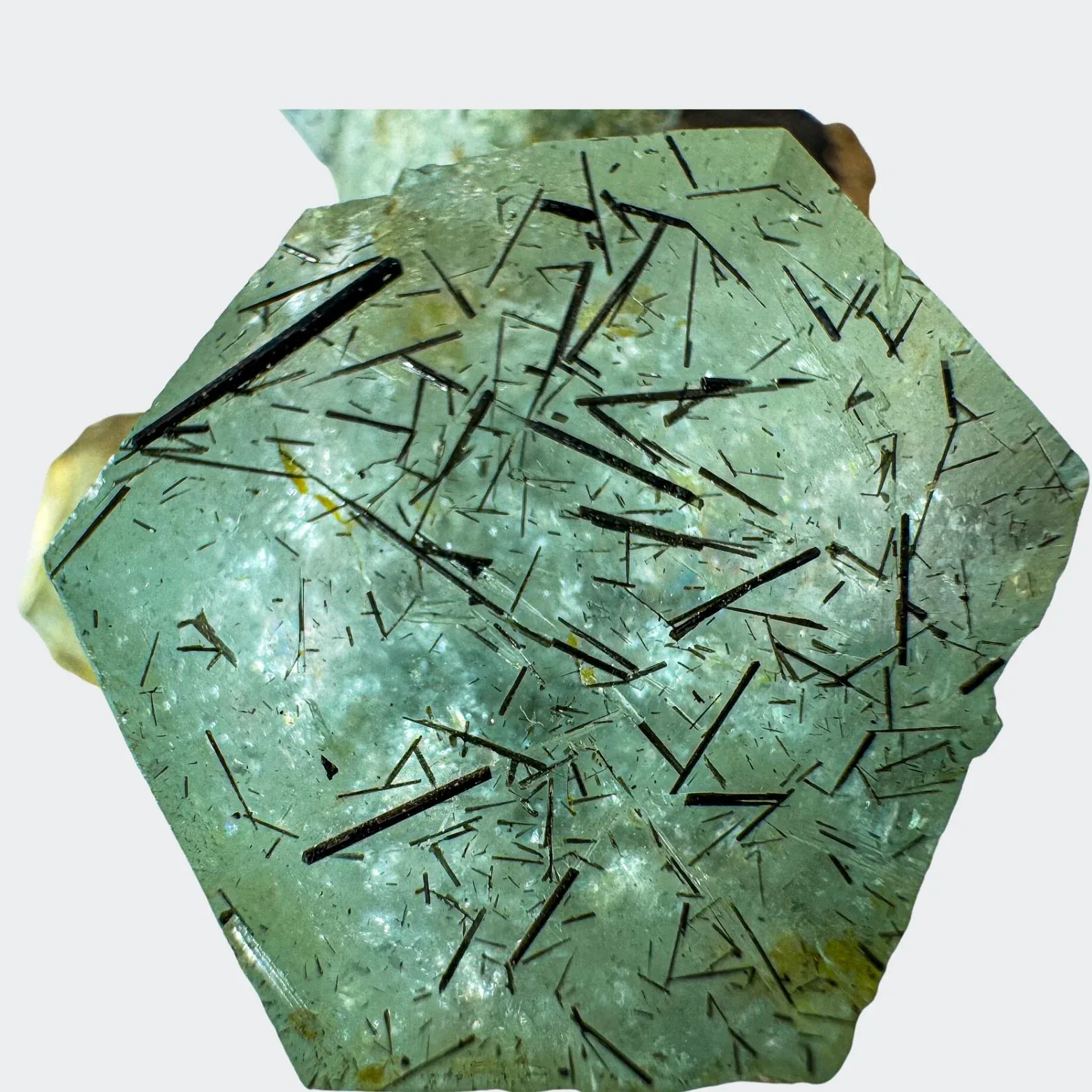 Aquamarine with Schorl from Namibia, Erongo Region, Erongo Mountains - image 2