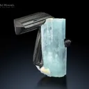 Aquamarine with Schorl from Pakistan - image 3