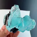 Aquamarine with schorl from Pakistan Shigar - image 3